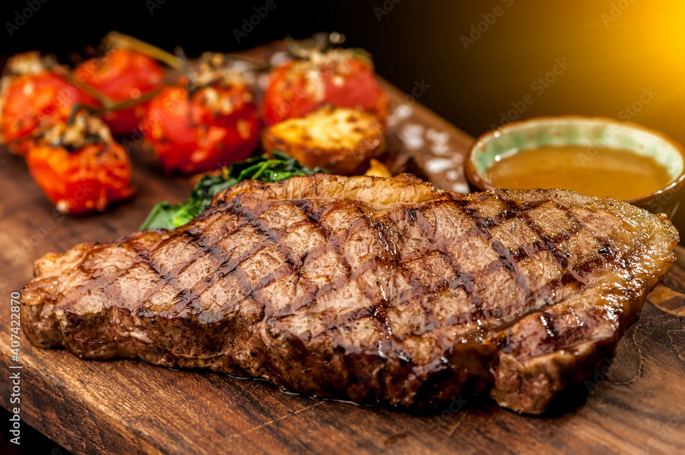 Grilled western steak delicacies