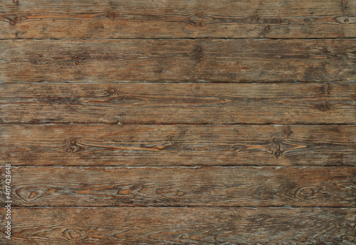 Old rustic wooden board. Natural wooden texture. Close-up
