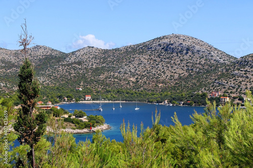 Picturesque bay on island Lastovo, Croatia.