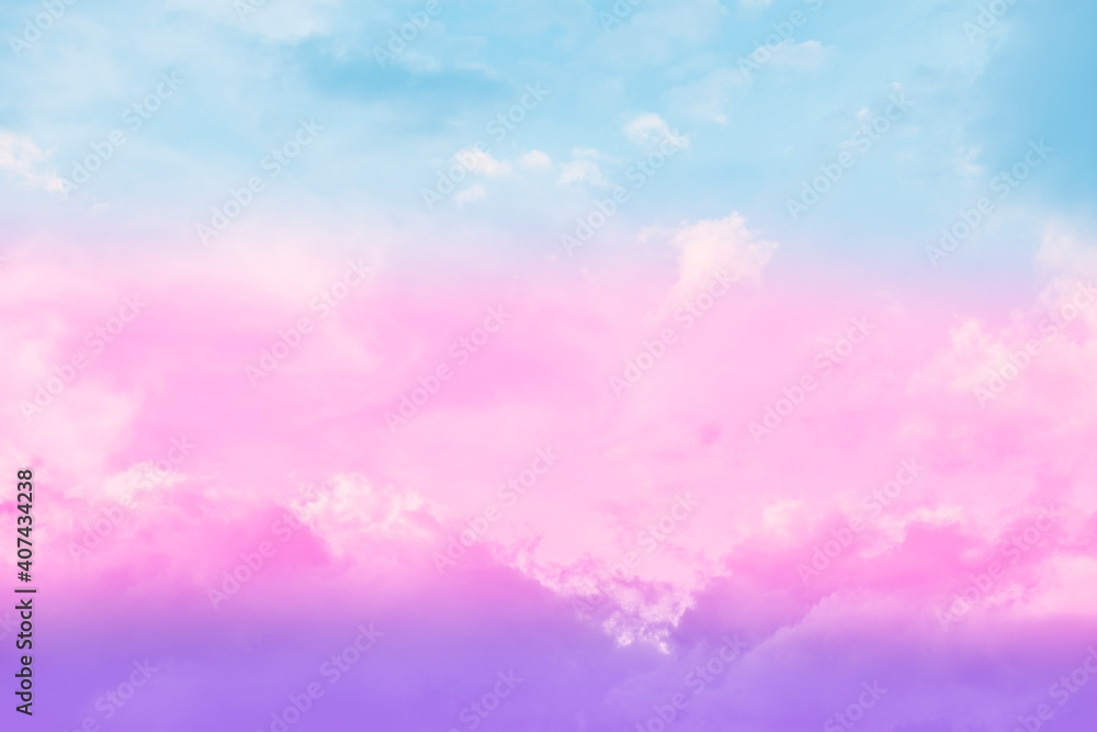 sky with clouds - close up texture in pastel colors