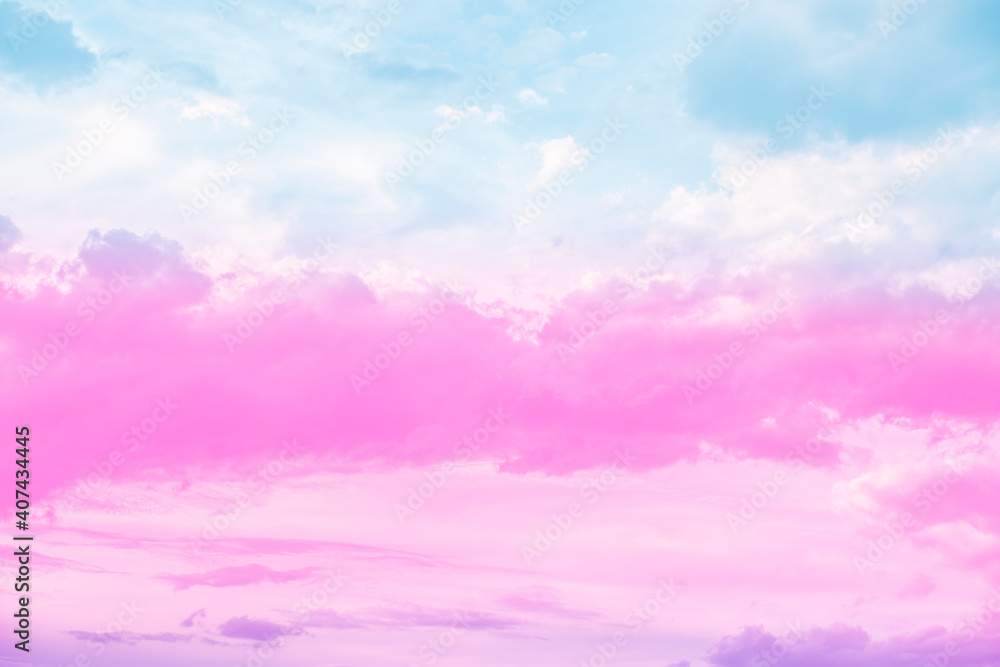 sky with clouds - close up texture in pastel colors