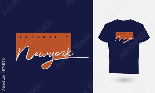 Vector illustration of text graphics, NEWYORK. suitable for the design of t-shirts, shirts, hoodies, etc.