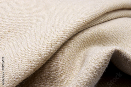 close-up of  brown fabric texture background