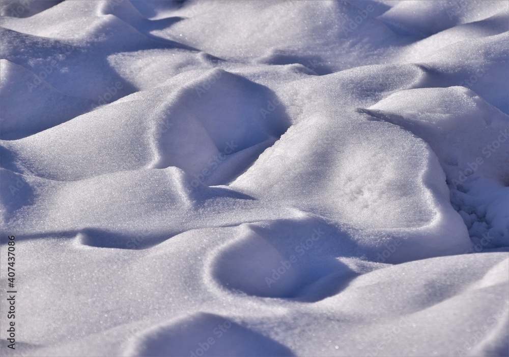 Obraz premium snow on the snow