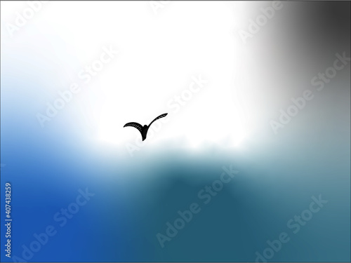 Bird in the sky