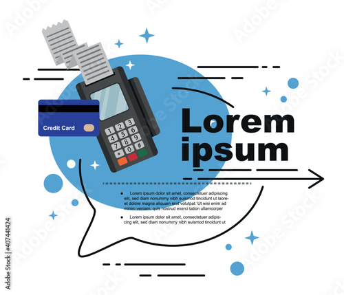 Point of sale line style icon design. Isometric pos terminal with debit or credit card. Editable Line and Pixel Perfect
