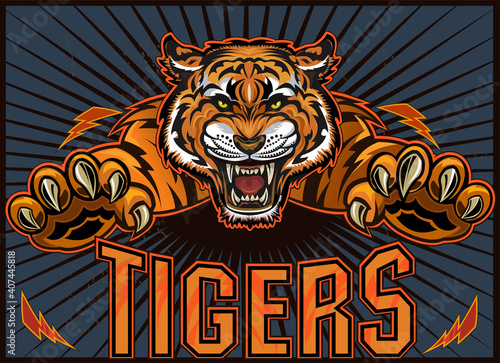 Tiger Jump. Sport Team