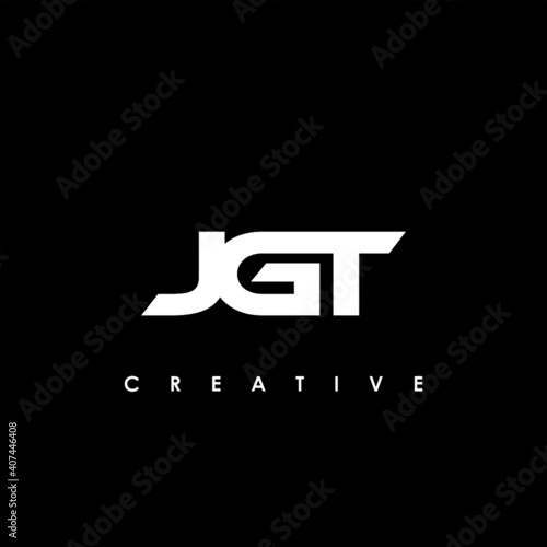 JGT Letter Initial Logo Design Template Vector Illustration 