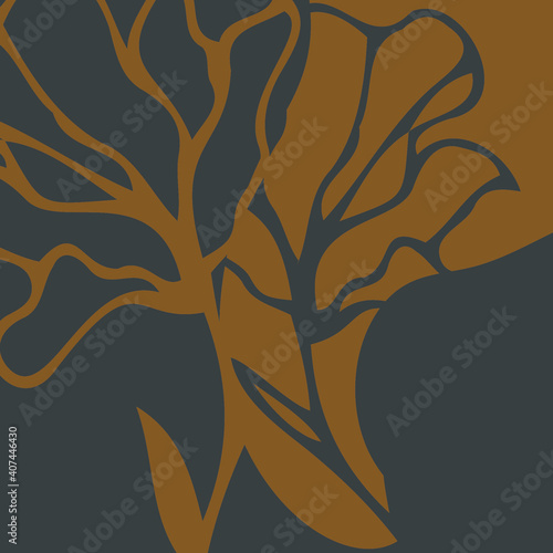 Abstract floral Background Liquid Fluid Template. Vector illustration