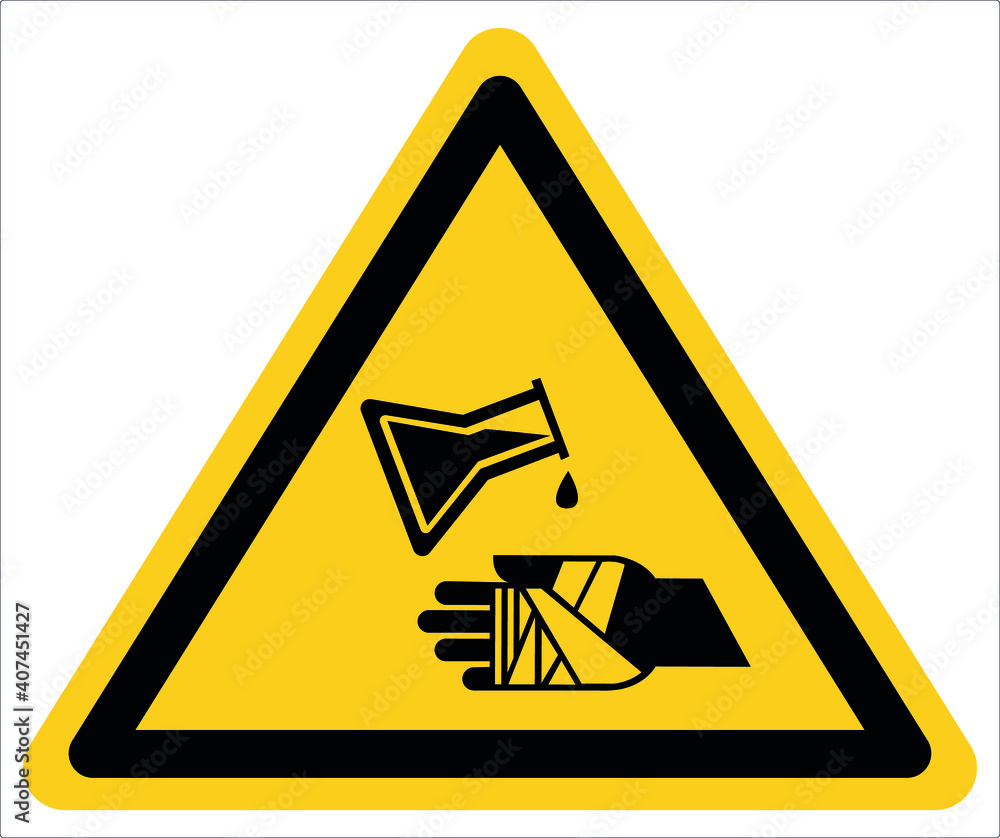Chemical warning Be careful of chemicals hitting your hands. Chemical warning Be careful of chemicals hitting your hands.