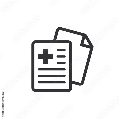 Medical card. Medical insurance. Medical record. Medical diagnosis. Add file. Profile icon. Document icon. Paper icon. Personal document. Identification card. Copy document. Id card. Sick leave.