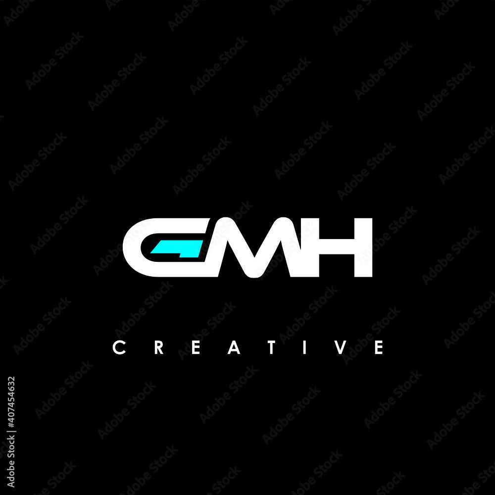 GMH Letter Initial Logo Design Template Vector Illustration	
