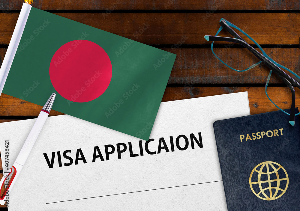 Flag Of Bangladesh Visa Application Form And Passport On Table Stock Foto Adobe Stock indian-visa-application-form-for-british-citizens-form-resume-examples-dp9l7nld2r