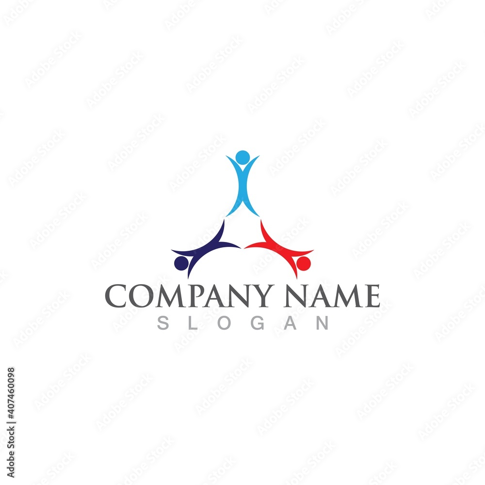 Community, network and social icon Community, network and social icon