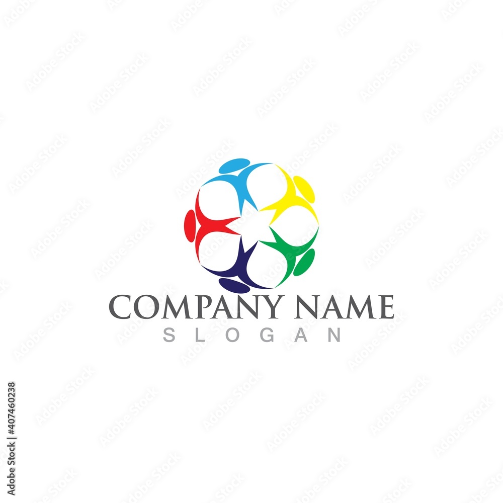 Community, network and social icon Community, network and social icon