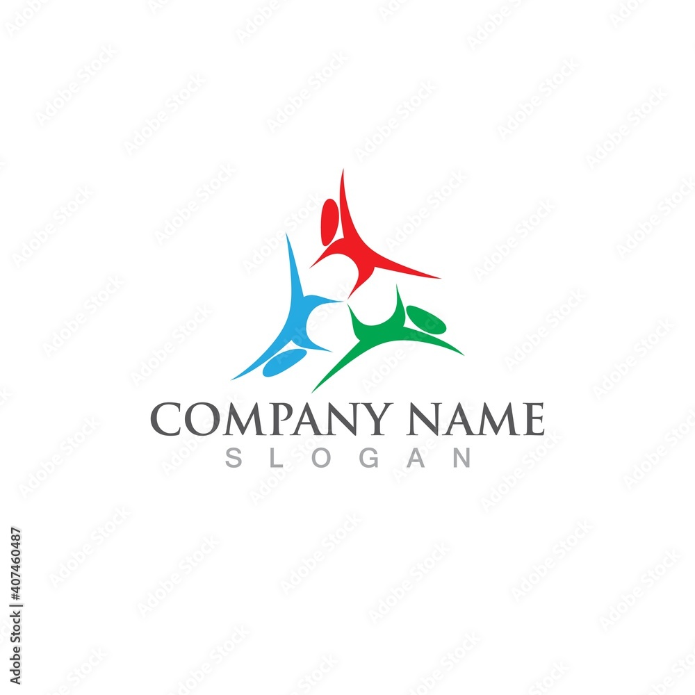 Community, network and social icon Community, network and social icon