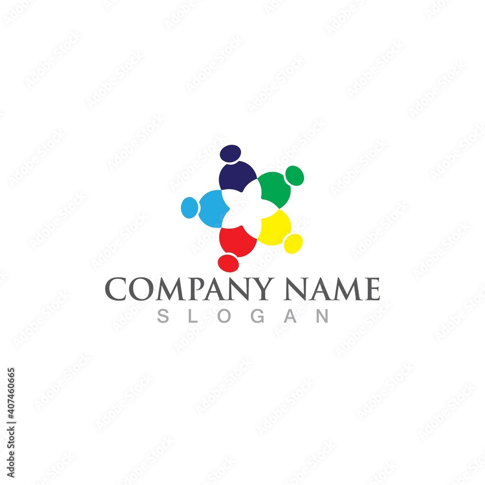 Community, network and social icon Community, network and social icon