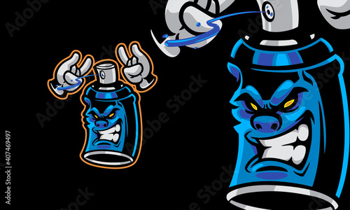 wolf head sports logo mascot vector illustration