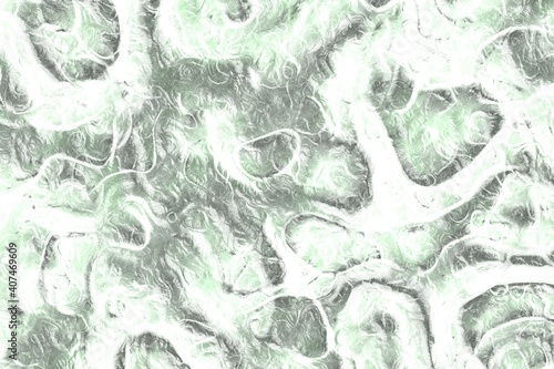 beautiful design green monster skin surface digital art background illustration