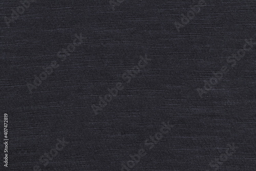 Black fabric texture for clothes. © homeworlds