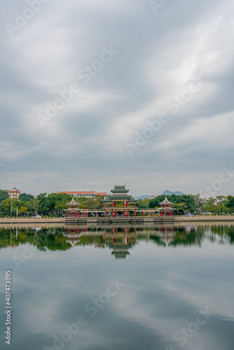 Jimei village, a historic village of schools in Xiamen, China.