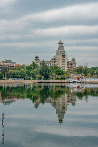 Jimei village, a historic village of schools in Xiamen, China.