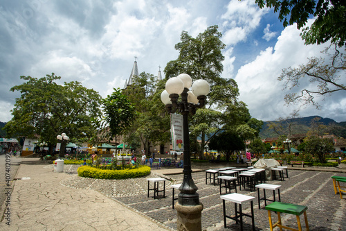 Parque principal Jardín, Antioquia.