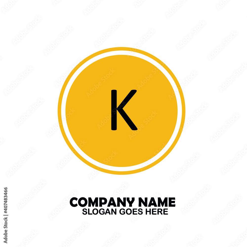K Initial logo template vector K Initial logo template vector