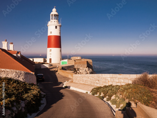 Lighthouse at Europa Point, the southmost point of Gibraltar