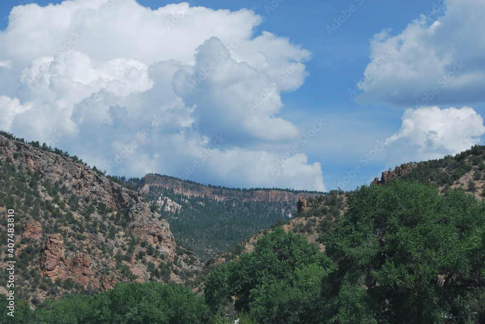 Jemez Mountains in New Mexico