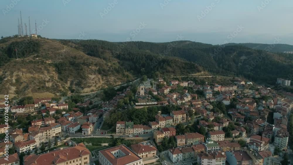 Aerial view of Kastamonu province landscape in Turkey. 4K Footage in Turkey Aerial view of Kastamonu province landscape in Turkey. 4K Footage in Turkey