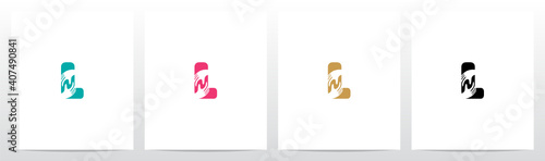  Two Hands On Letter Logo Design L