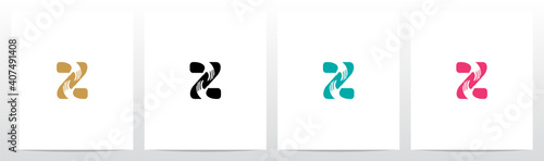  Two Hands On Letter Logo Design Z