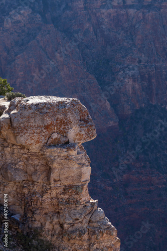 Dangerous Rock Platform at Grand Canyon