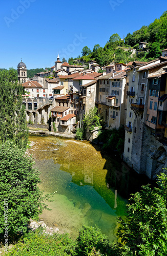 Les maisons suspendues, Pont-en-Royans, Drôme, Auvergne-Rhône-Alpes, France
