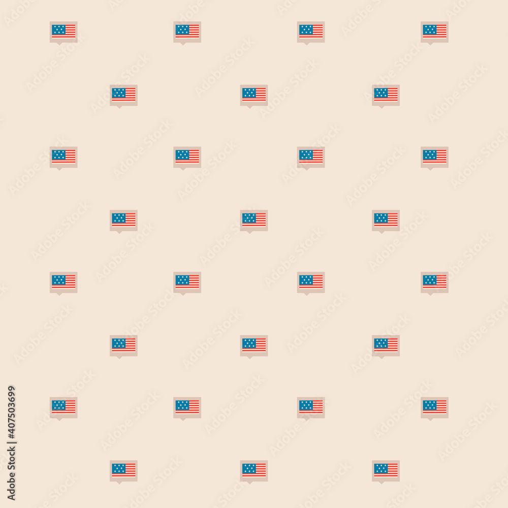 USA elections day flags USA elections day flags
