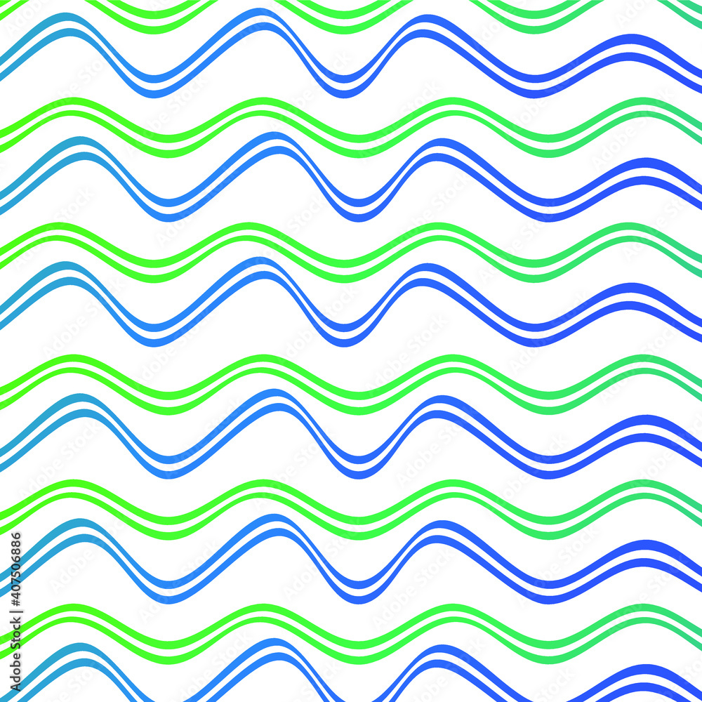 Fototapeta premium ABSTRACT COLORFUL WAVY LINE PATTERN BACKGROUND. COVER DESIGN 