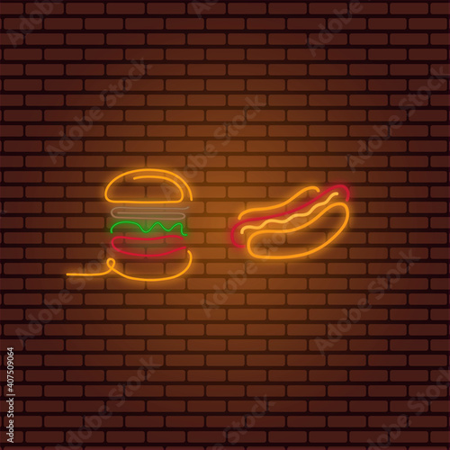 Hot Dog and burger 