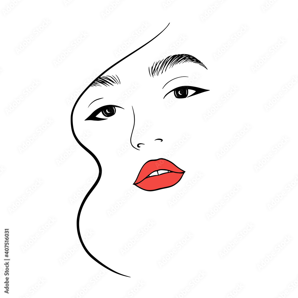 abstract female face 2 abstract female face 2
