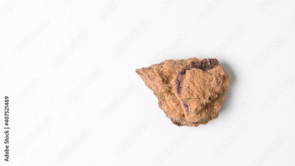 Siderite on turn table Siderite on turn table
