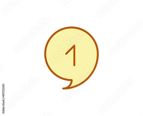 Message premium line icon. Simple high quality pictogram. Modern outline style icons. Stroke vector illustration on a white background. 