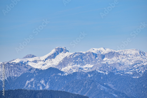 Blick auf den "Ebenstein" vom "Rennfeld" in der Steiermark, Österreich © Michael
