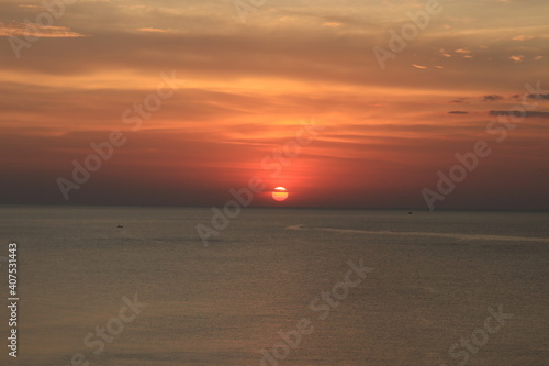 sunset at the beach