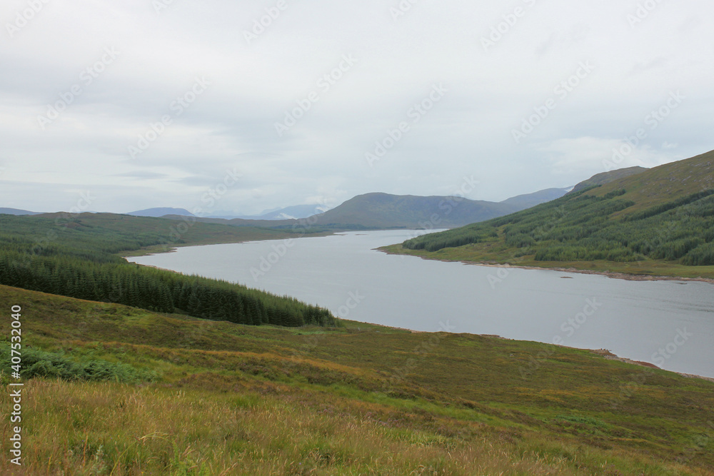 A view of the Scottish Countryside near Fort William and Ben Nevis A view of the Scottish Countryside near Fort William and Ben Nevis
