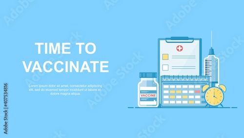 Time to vaccinate background