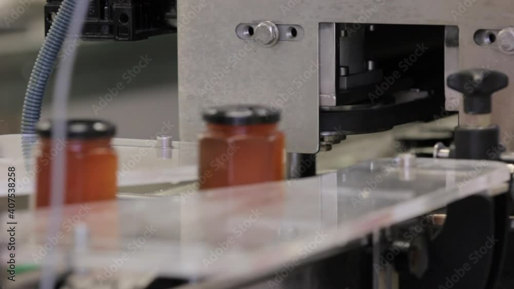 Honey production factory and bottling Honey production factory and bottling