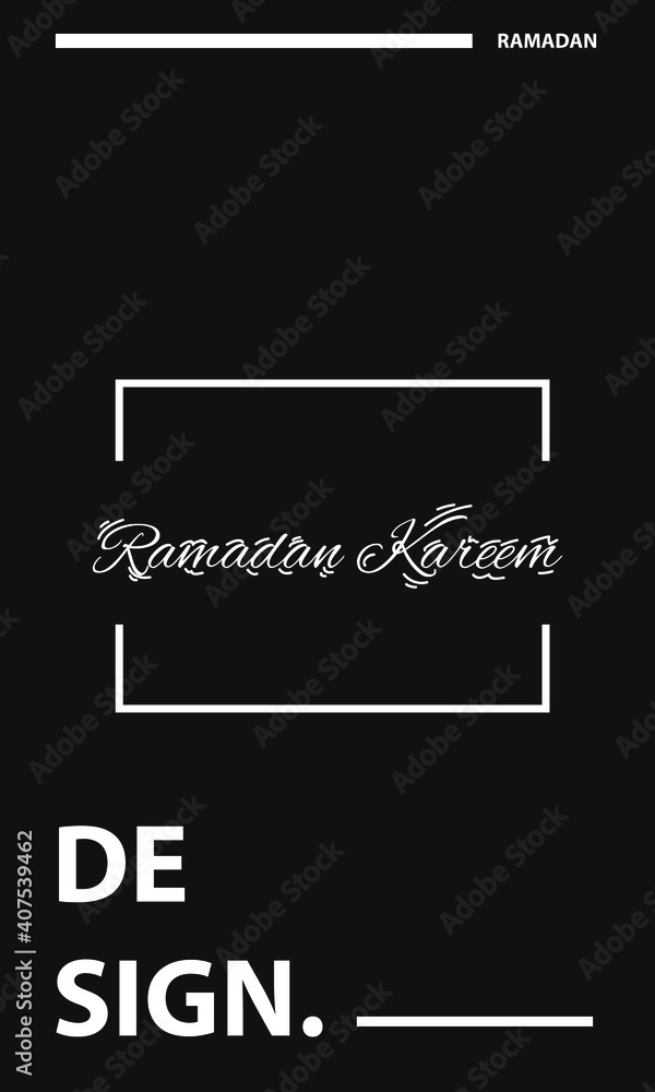 simple ramadan typography design simple ramadan typography design