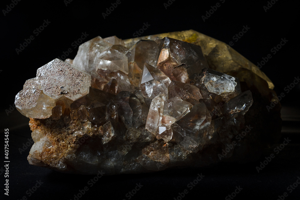 crystal on black crystal on black
