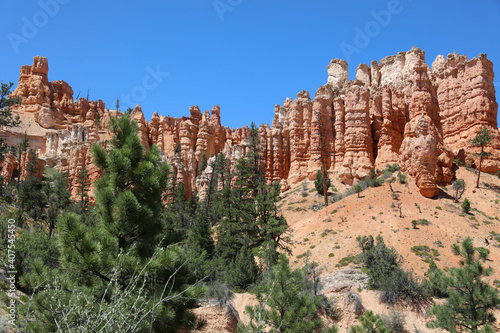 Rock Formation in Bryce Canyon National Park. Utah. USA © Benshot