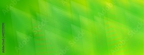 Abstract background of triangles in green colors